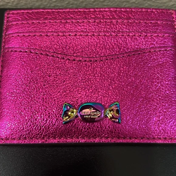Kate Spade Candy Fuchsia Metallic Card Holder - Picture 3 of 3